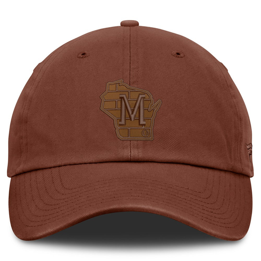 Milwaukee Brewers Fanatics Tinge Adjustable Hat - Brown Hats