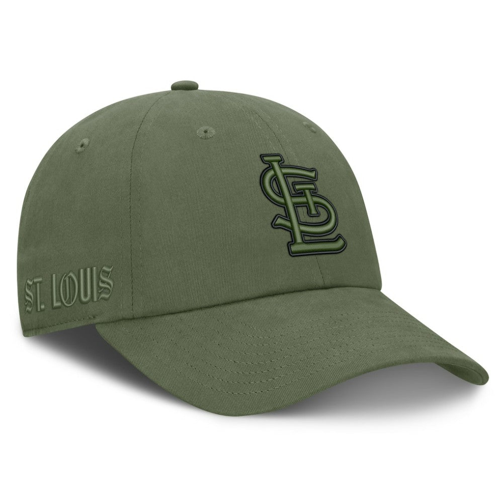 St. Louis Cardinals Fanatics Pine Rider Adjustable Hat - Olive Hats