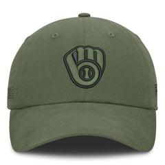 Milwaukee Brewers Fanatics Pine Rider Adjustable Hat - Olive Hats