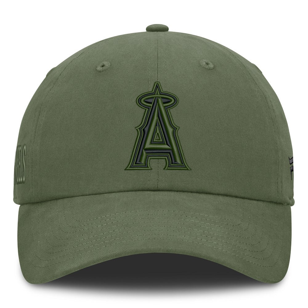 Los Angeles Angels Fanatics Pine Rider Adjustable Hat - Olive Hats