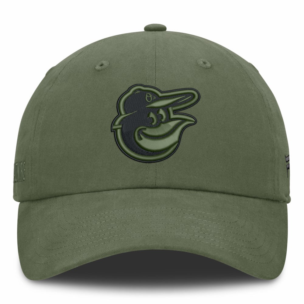 Baltimore Orioles Fanatics Pine Rider Adjustable Hat - Olive Hats
