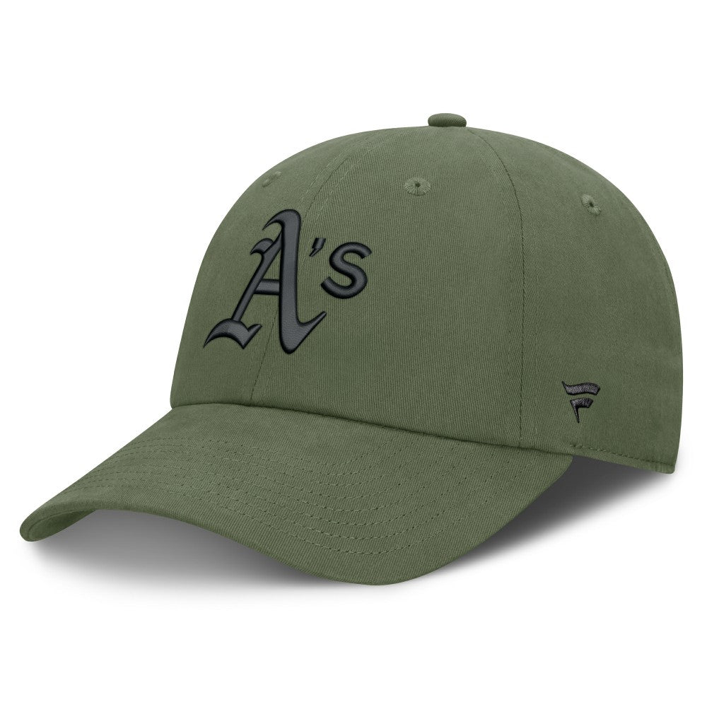 Athletics Fanatics Pine Rider Adjustable Hat - Olive Hats