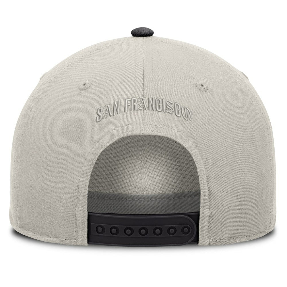 San Francisco Giants Fanatics Wonder A-Frame Adjustable Hat - Stone/Graphite Hats