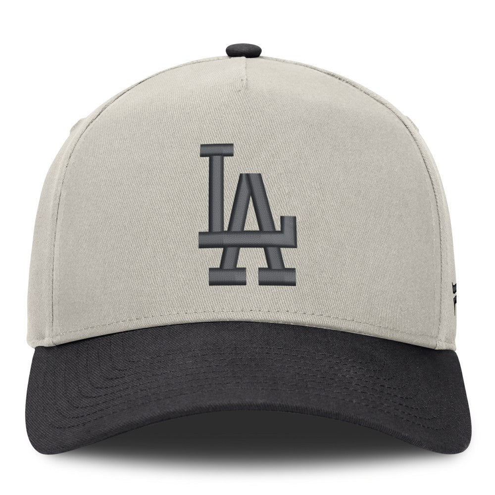 Los Angeles Dodgers Fanatics Wonder A-Frame Adjustable Hat - Stone/Graphite Hats