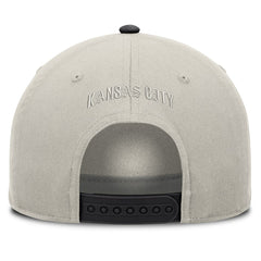 Kansas City Royals Fanatics Wonder A-Frame Adjustable Hat - Stone/Graphite Hats