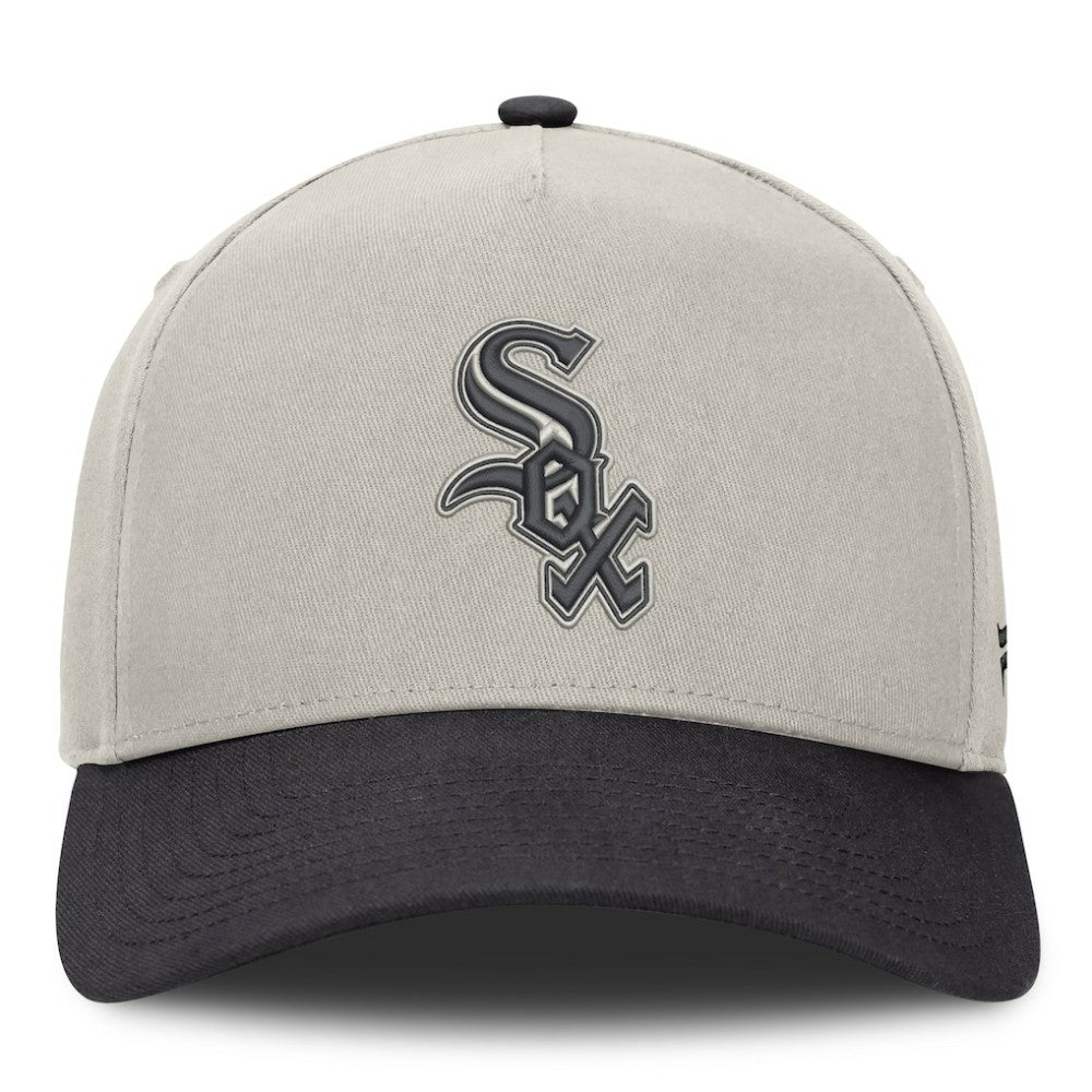 Chicago White Sox Fanatics Wonder A-Frame Adjustable Hat - Stone/Graphite Hats