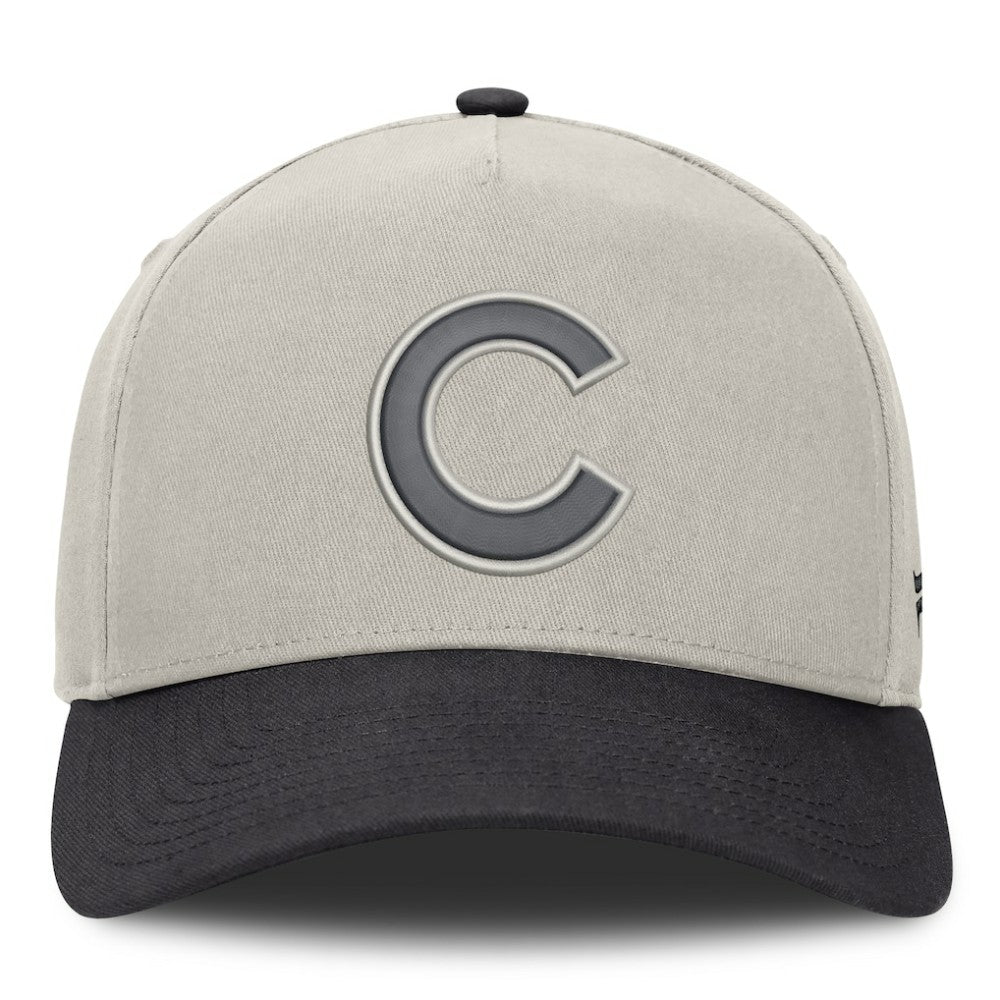 Chicago Cubs Fanatics Wonder A-Frame Adjustable Hat - Stone/Graphite Hats