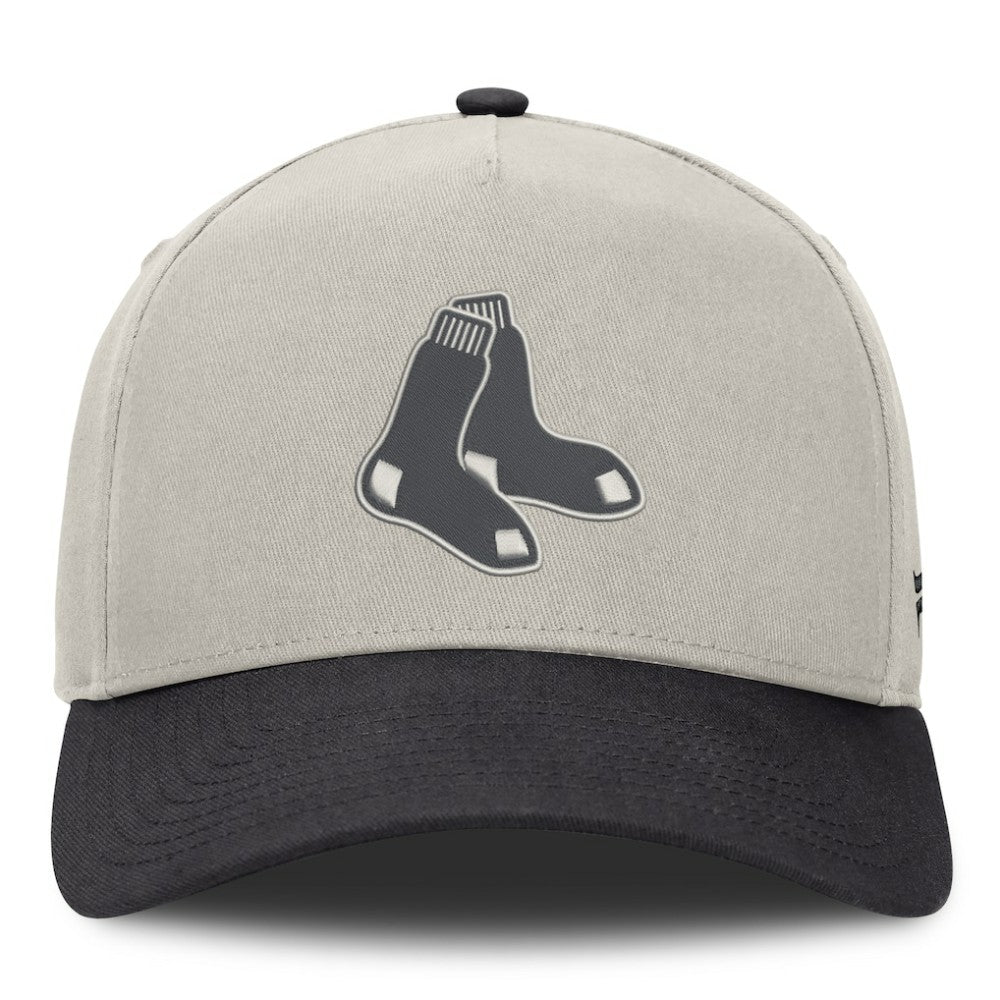 Boston Red Sox Fanatics Wonder A-Frame Adjustable Hat - Stone/Graphite Hats