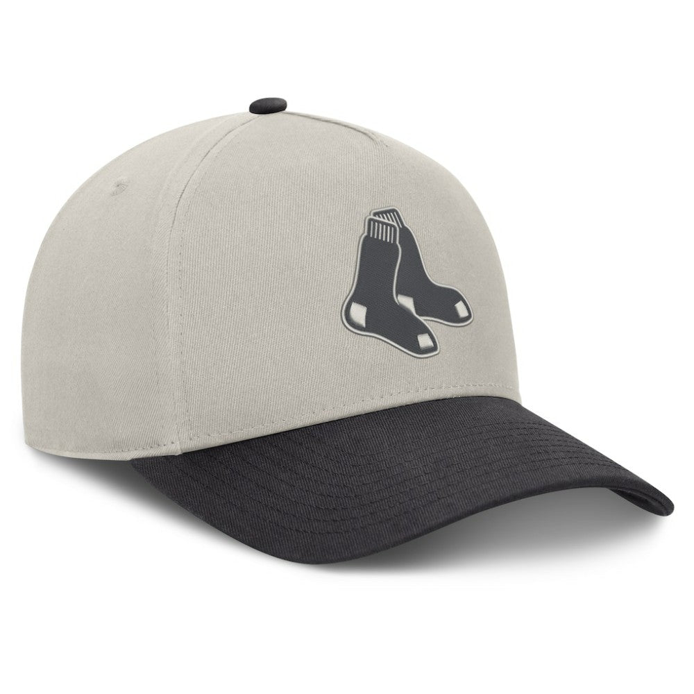 Boston Red Sox Fanatics Wonder A-Frame Adjustable Hat - Stone/Graphite Hats