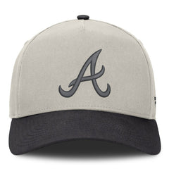Atlanta Braves Fanatics Wonder A-Frame Adjustable Hat - Stone/Graphite Hats
