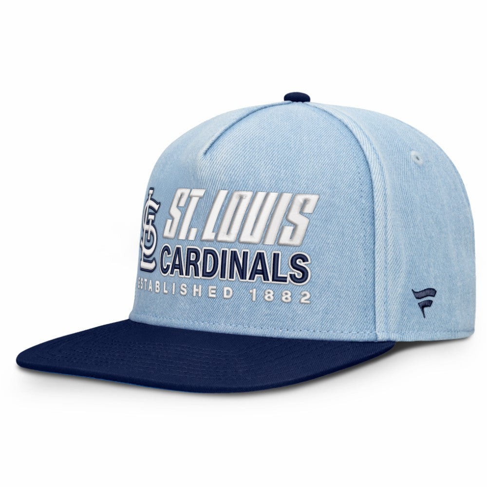 St. Louis Cardinals Fanatics Twinbill Snapback Hat - Denim Hats