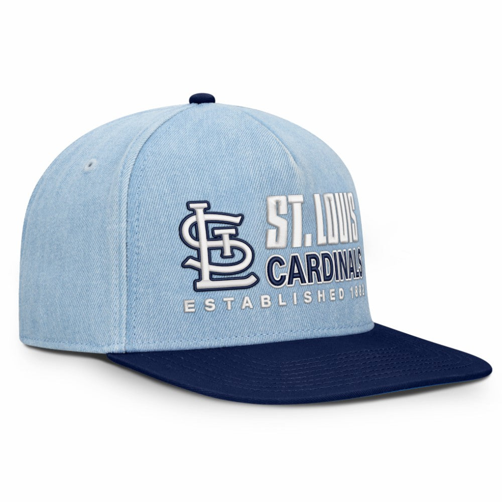 St. Louis Cardinals Fanatics Twinbill Snapback Hat - Denim Hats