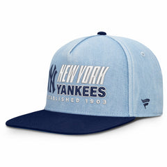 New York Yankees Fanatics Twinbill Snapback Hat - Denim Hats