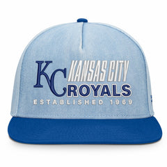 Kansas City Royals Fanatics Twinbill Snapback Hat - Denim Hats