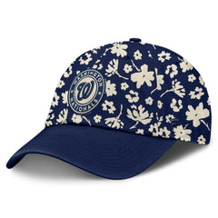 Washington Nationals Fanatics Women's Blossom Adjustable Hat - Navy Hats
