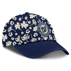 Washington Nationals Fanatics Women's Blossom Adjustable Hat - Navy Hats