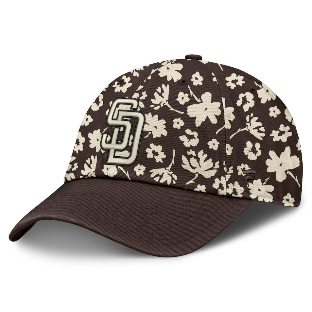 San Diego Padres Fanatics Women's Blossom Adjustable Hat - Brown Hats