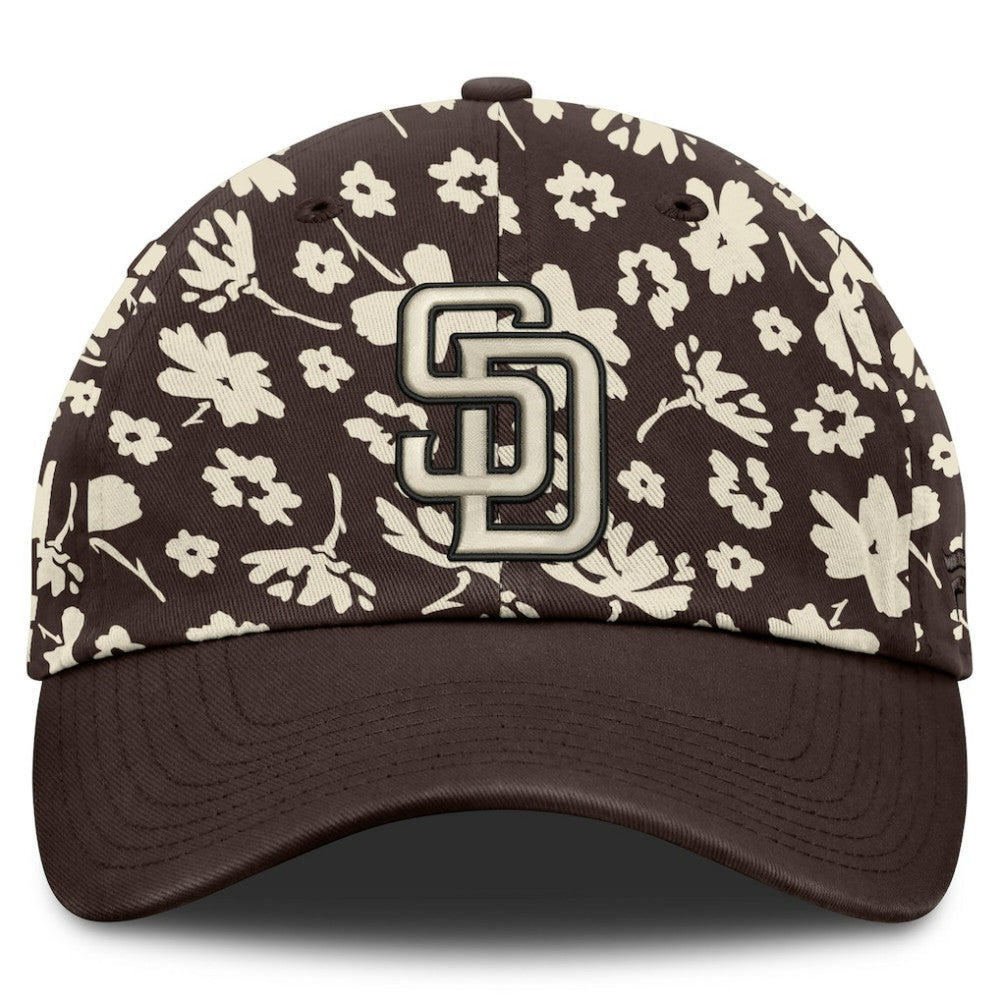 San Diego Padres Fanatics Women's Blossom Adjustable Hat - Brown Hats