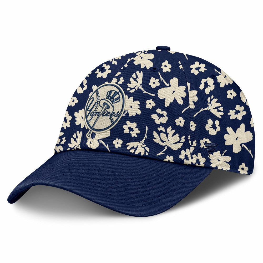 New York Yankees Fanatics Women's Blossom Adjustable Hat - Navy Hats