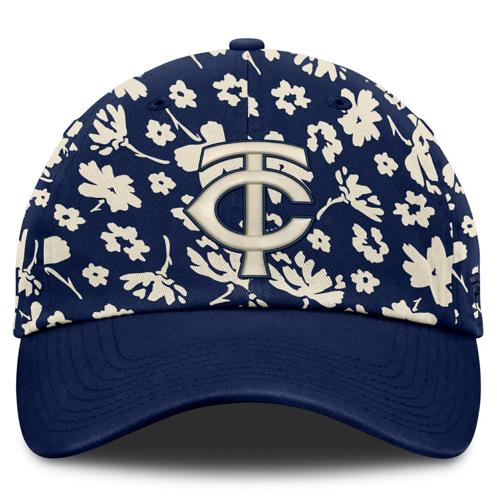Minnesota Twins Fanatics Women's Blossom Adjustable Hat - Navy Hats