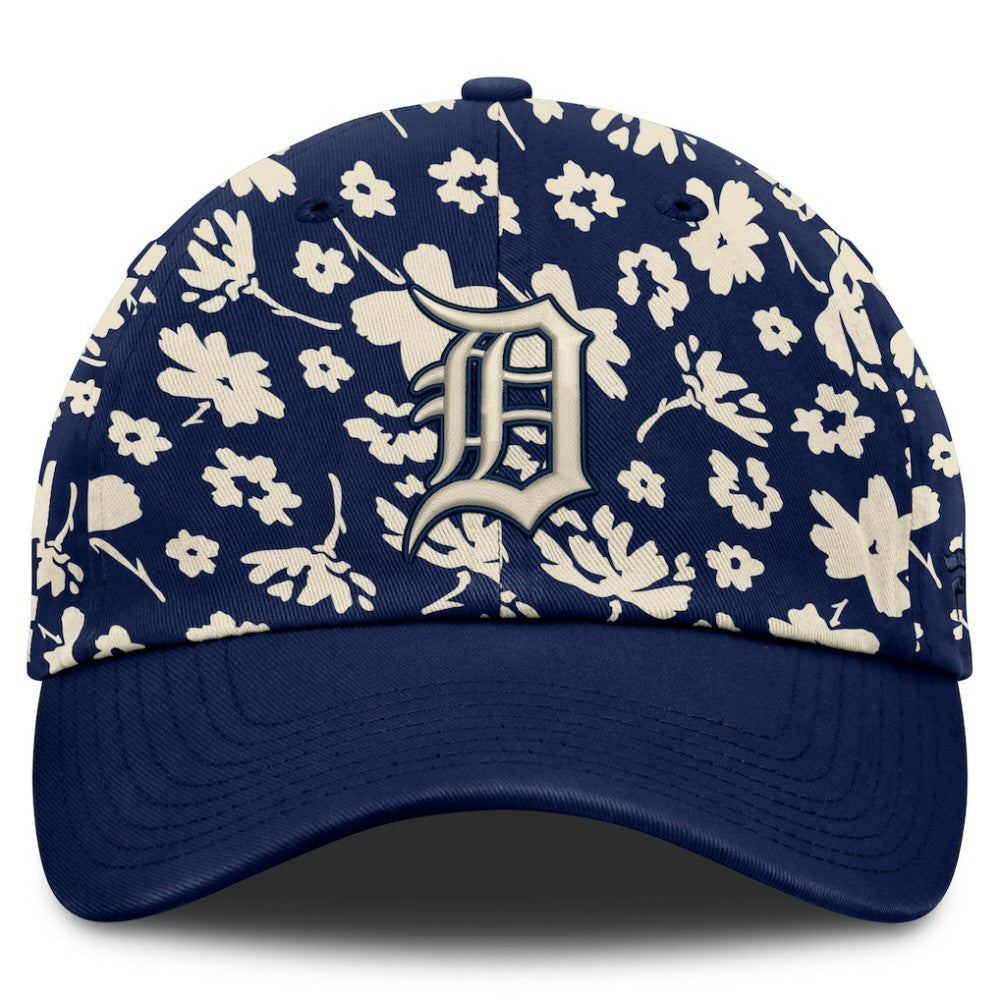 Detroit Tigers Fanatics Women's Blossom Adjustable Hat - Navy Hats