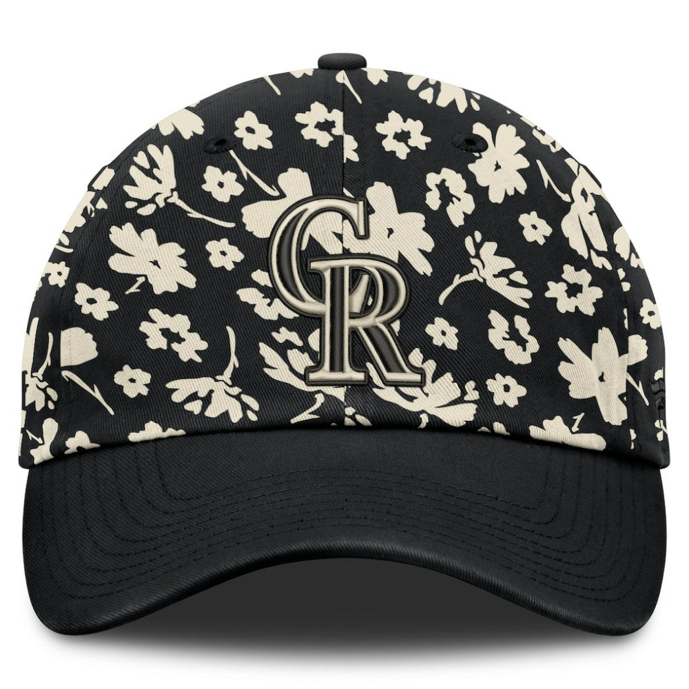 Colorado Rockies Fanatics Women's Blossom Adjustable Hat - Black Hats
