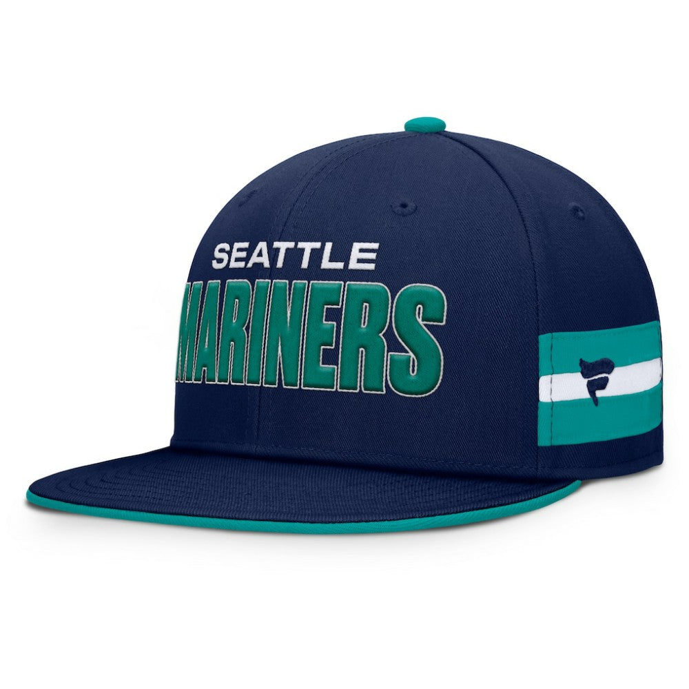 Seattle Mariners Fanatics Pick Off Fitted Hat - Navy Hats