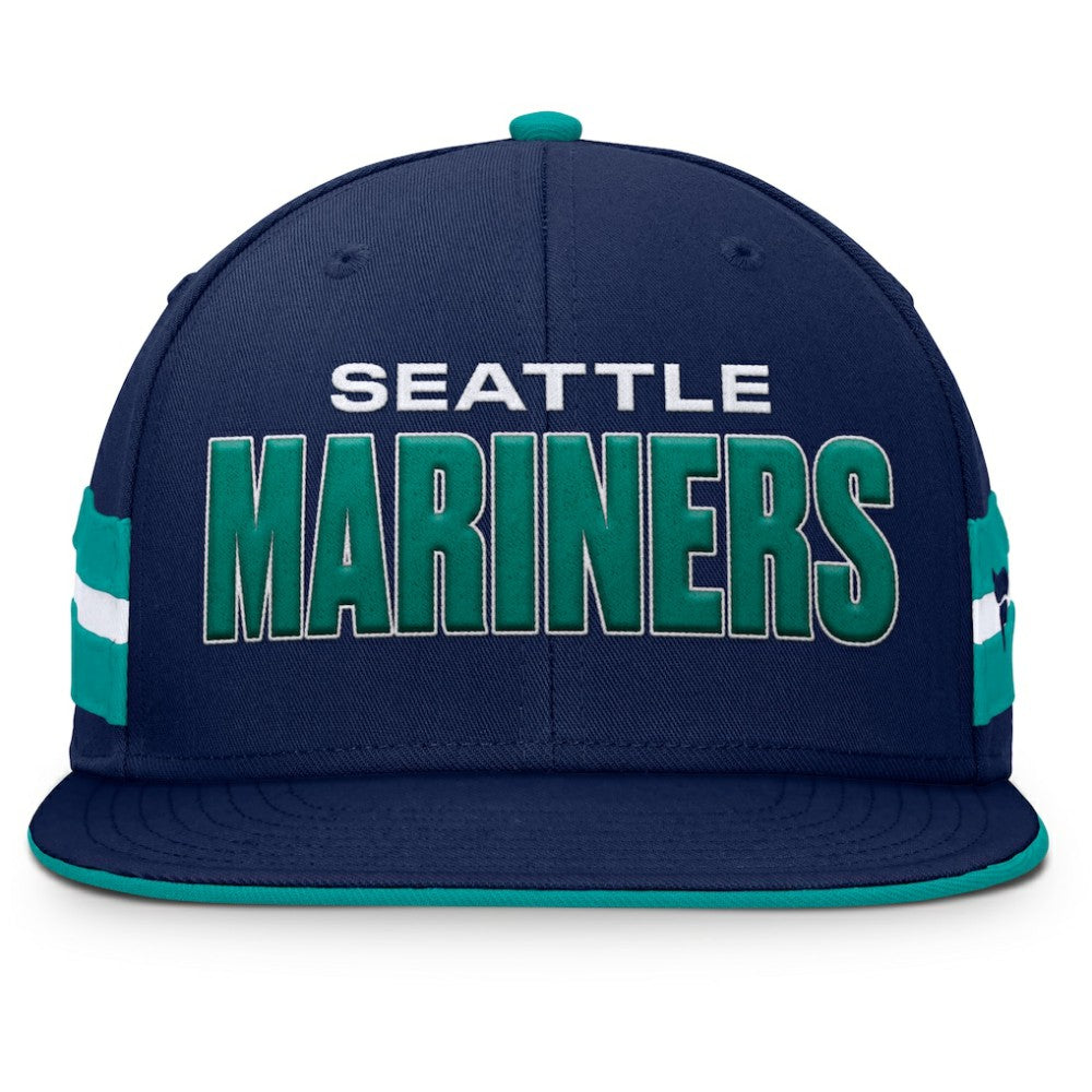 Seattle Mariners Fanatics Pick Off Fitted Hat - Navy Hats