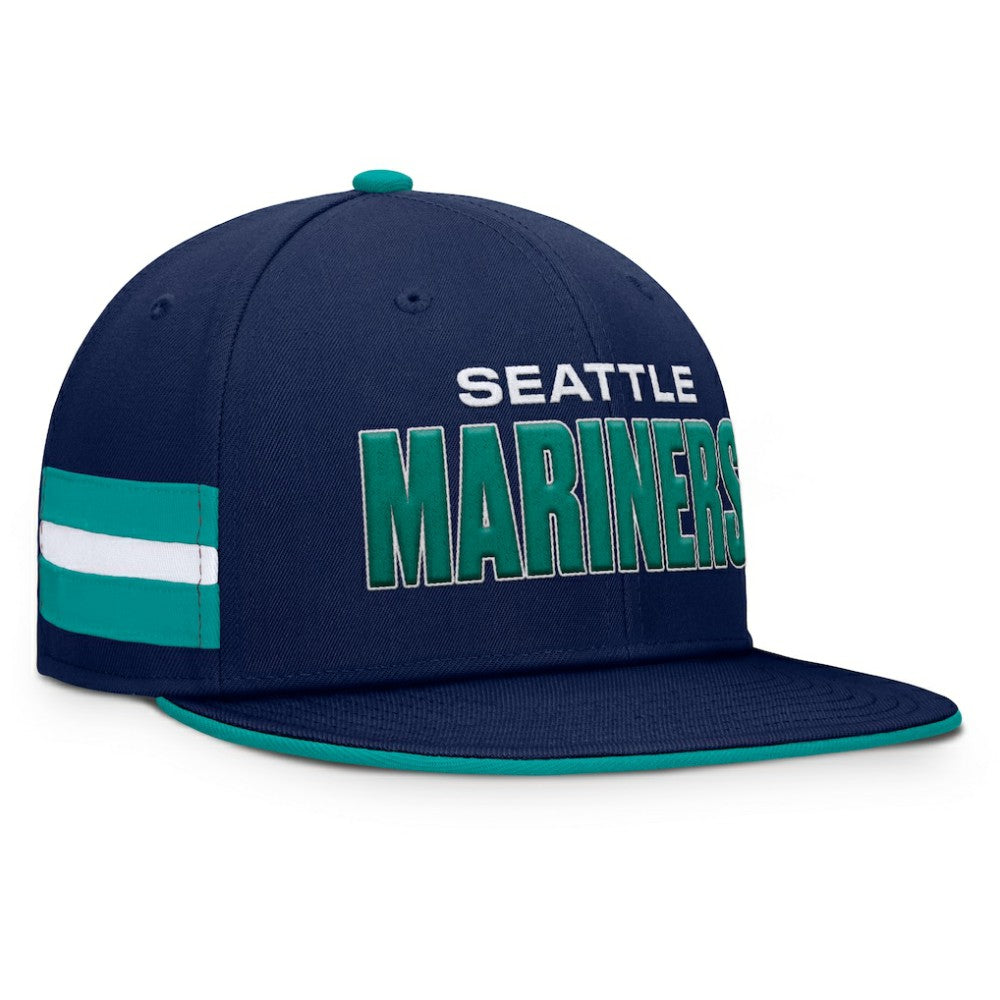 Seattle Mariners Fanatics Pick Off Fitted Hat - Navy Hats