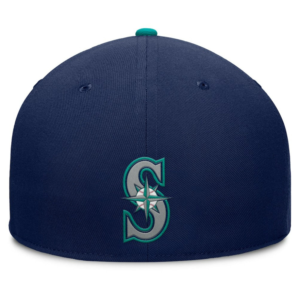 Seattle Mariners Fanatics Pick Off Fitted Hat - Navy Hats