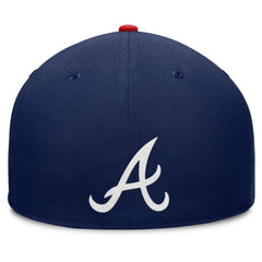 Atlanta Braves Fanatics Pick Off Fitted Hat - Navy Hats