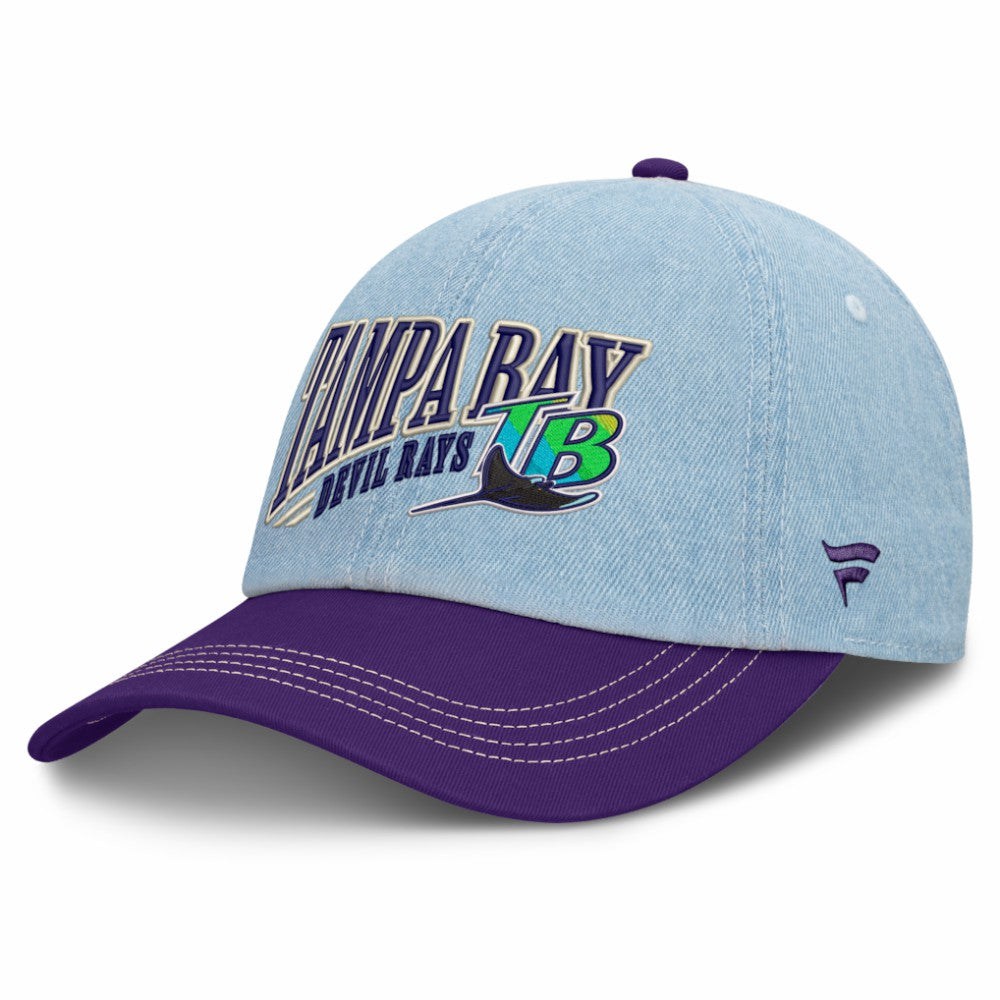 Tampa Bay Rays Fanatics Retire Adjustable Hat - Denim Hats