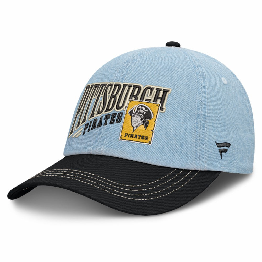 Pittsburgh Pirates Fanatics Retire Adjustable Hat - Denim Hats