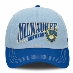 Milwaukee Brewers Fanatics Retire Adjustable Hat - Denim Hats