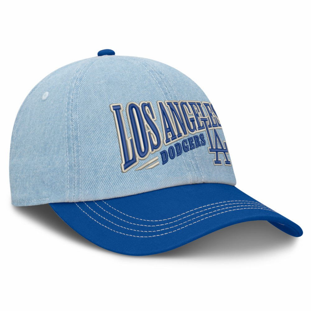 Los Angeles Dodgers Fanatics Retire Adjustable Hat - Denim Hats