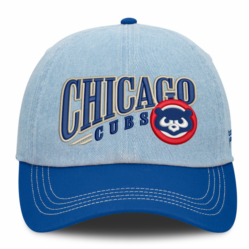 Chicago Cubs Fanatics Retire Adjustable Hat - Denim Hats