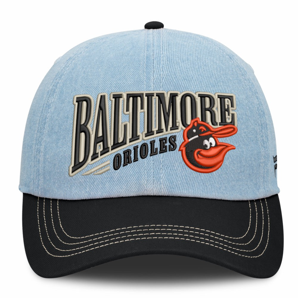 Baltimore Orioles Fanatics Retire Adjustable Hat - Denim Hats