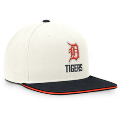 Detroit Tigers Nike Cooperstown Pro Dri-FIT Snapback Hat - Cream/Navy Hats