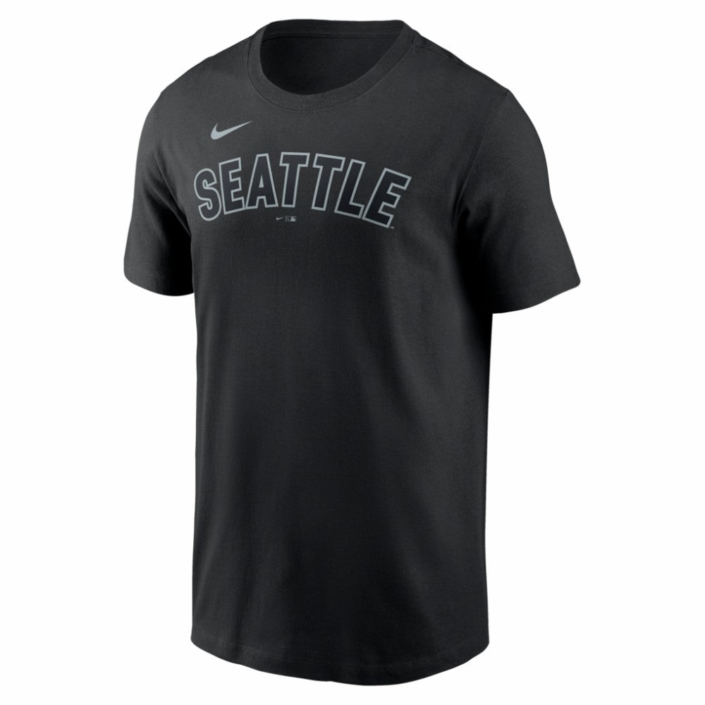 Seattle Mariners Nike Alternate Wordmark T-Shirt - Black T-shirts