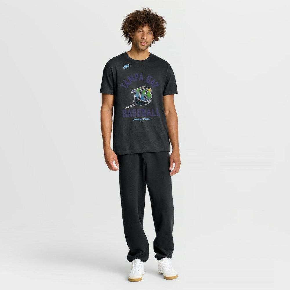 Tampa Bay Rays Nike Cooperstown Collection T-Shirt - Black T-shirts