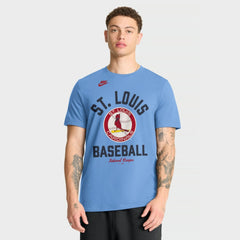 St. Louis Cardinals Nike Cooperstown Collection T-Shirt - Light Blue T-shirts