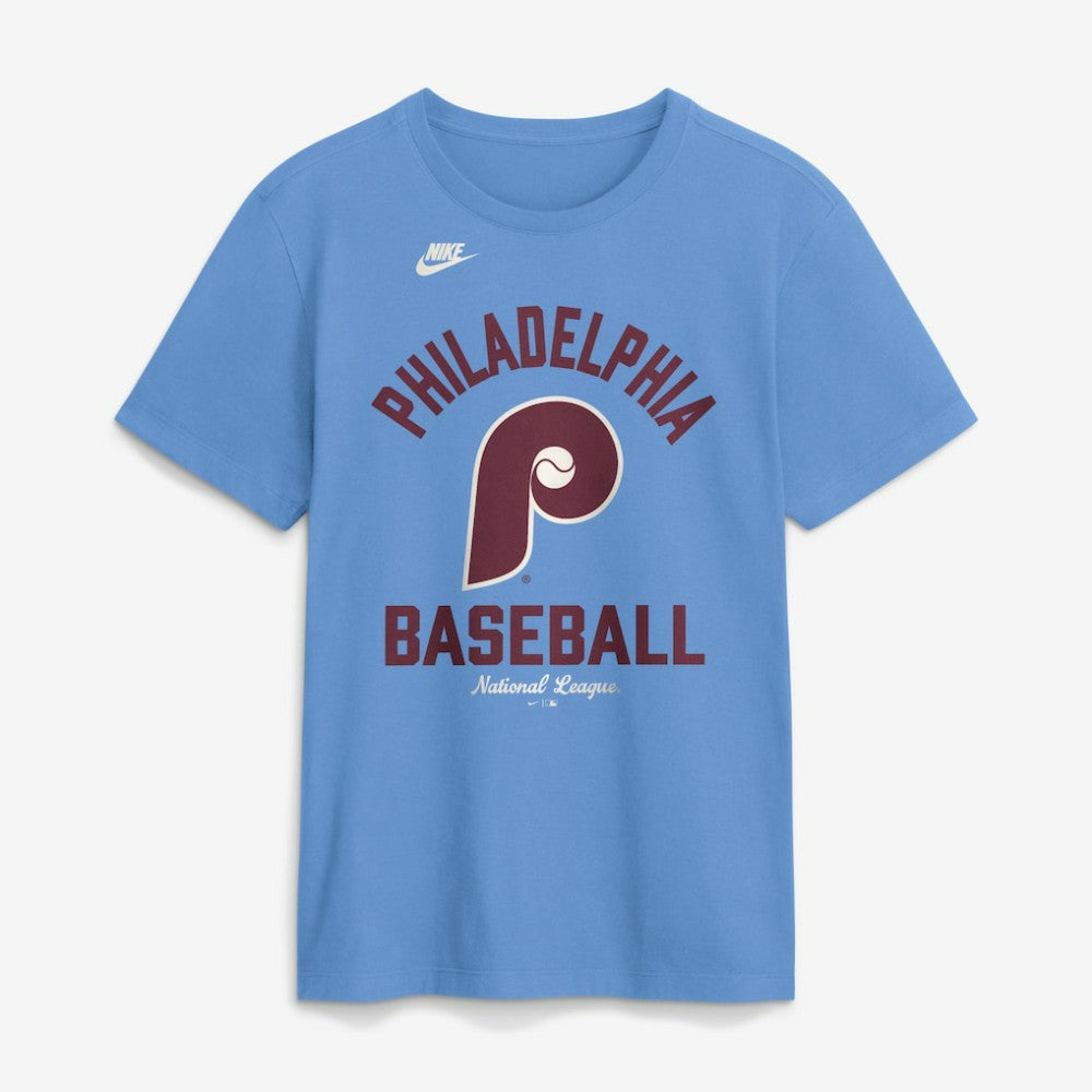 Philadelphia Phillies Nike Cooperstown Collection T-Shirt - Light Blue T-shirts