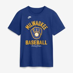 Milwaukee Brewers Nike Cooperstown Collection T-Shirt - Royal T-shirts