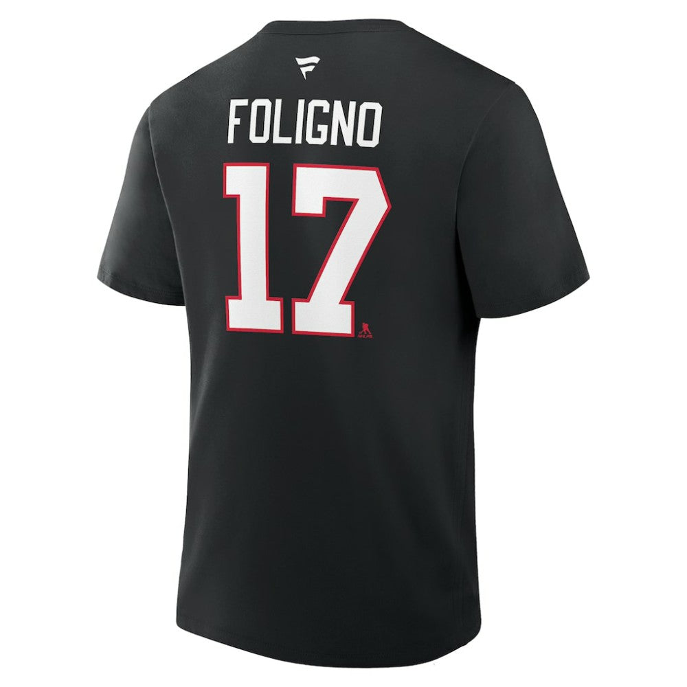 Nick Foligno Chicago Blackhawks Fanatics Authentic Stack Name & Number T-Shirt - Black | US 2001569321
