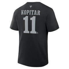 Anze Kopitar Los Angeles Kings Fanatics Authentic Stack Name & Number T-Shirt - Black | US 2001569378
