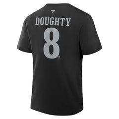 Drew Doughty Los Angeles Kings Fanatics Authentic Stack Name & Number T-Shirt - Black | US 2001569379