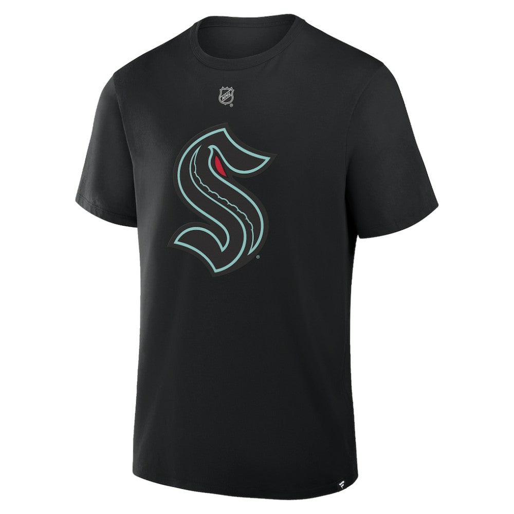 Philipp Grubauer Seattle Kraken Fanatics Authentic Stack Name & Number T-Shirt - Black | US 2001569442
