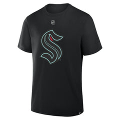 Philipp Grubauer Seattle Kraken Fanatics Authentic Stack Name & Number T-Shirt - Black | US 2001569442