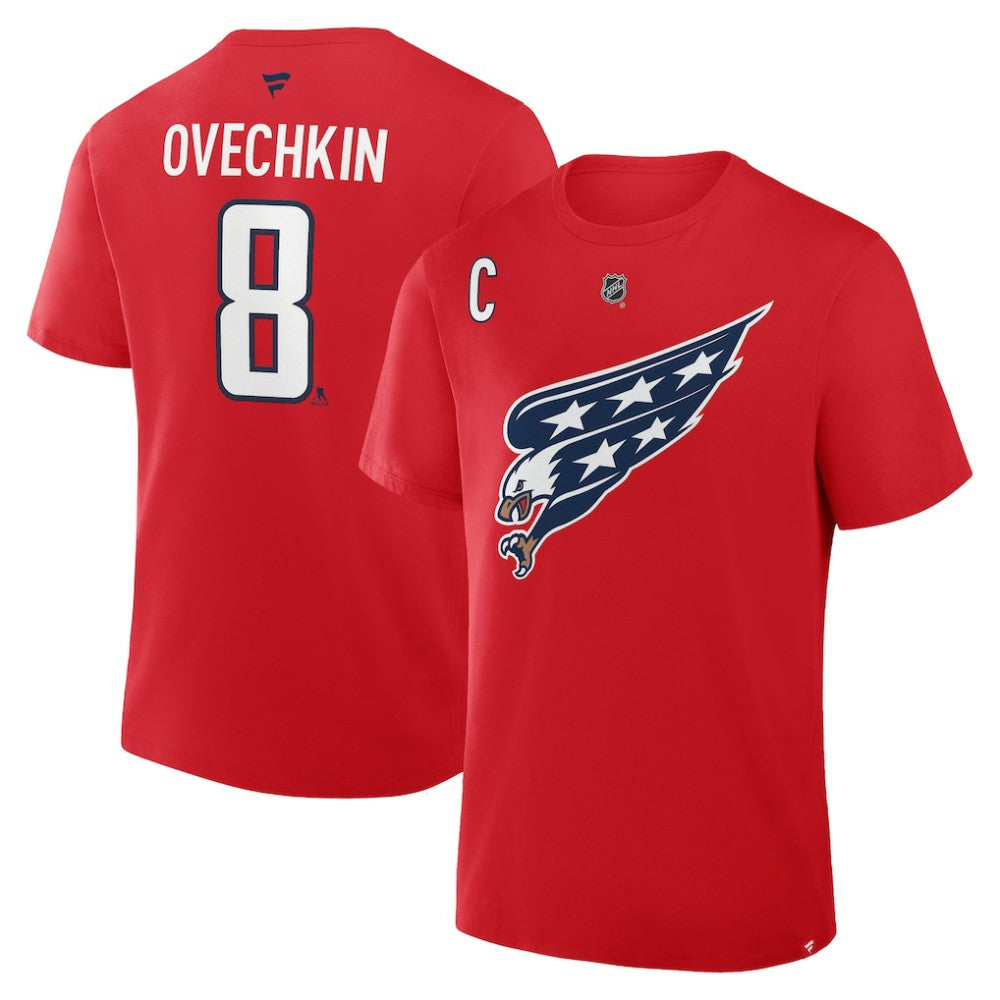 Alexander Ovechkin Washington Capitals Fanatics Authentic Stack Name & Number T-Shirt - Red | US 2001569469