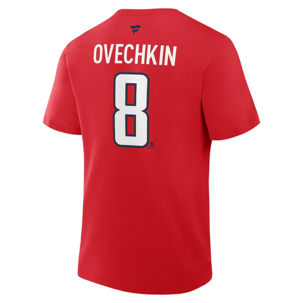Alexander Ovechkin Washington Capitals Fanatics Authentic Stack Name & Number T-Shirt - Red | US 2001569469